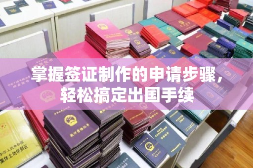埔盐掌握签证制作的申请步骤，轻松搞定出国手续